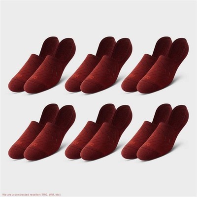 Pair of Thieves Men's 6pk No Show Socks - Dark Red 6-12 *SEE DEAL