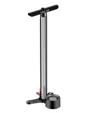 Lezyne CNC Floor Drive Pump: Silver