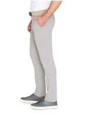 Greg Norman Men's Textured Stretch Chino Pant Gray Size 34x30