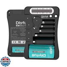 Battery Tester, Dlyfull LCD Display Universal Battery Checker for