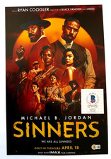 Ryan Coogler Signed Sinners 12x18 Movie Poster Photo Black Panther Director Bas Ryan Coogler Signed Sinners 12x18 Movie Poster Photo Black Panther Director Bas