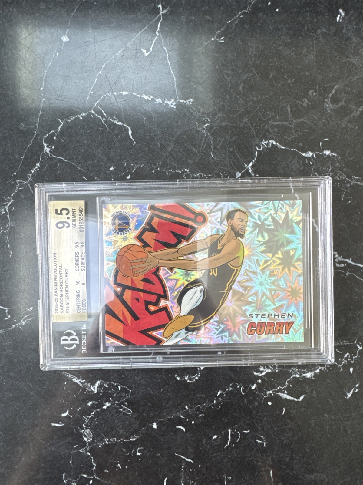 2024 Panini Revolution Kaboom #13 Stephen Curry SP Case Hit Gem Mint BGS 9.5
