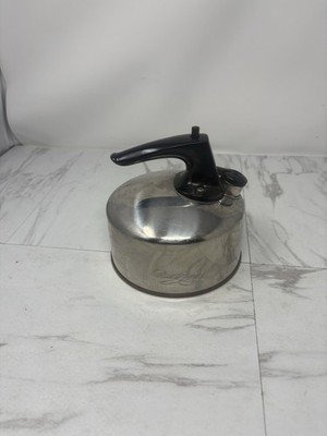Paul Revere Ware Copper Bottom Tea Pot Stainless 1 Qt Korea e89-C