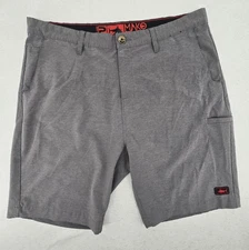 Pelagic Mako Hybrid Shorts 36 Gray Performance Gear Outdoor Travel Fishing Men