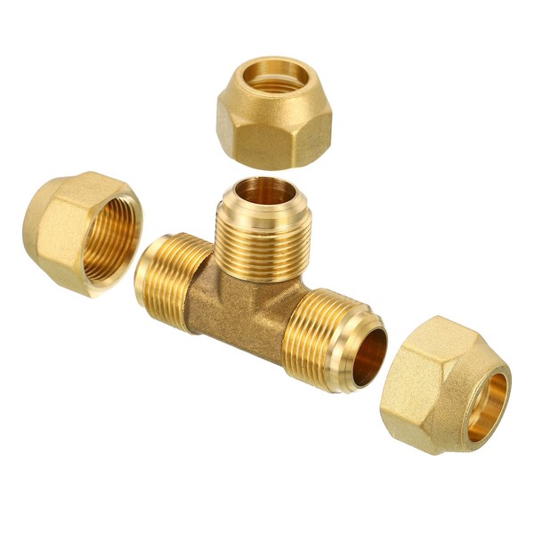 "3/4\"X3/4\"X3/4\" Messing Rohrleitung Fitting Fackel T-Rohr Fitting Rohrleitung"-image