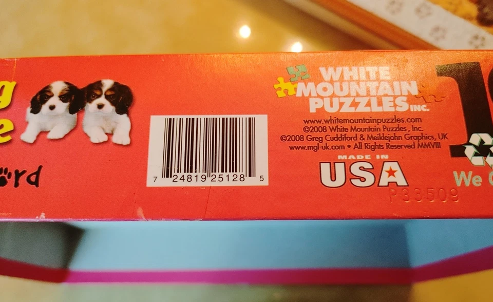 SEEING DOUBLE 1000 pc White Mountain puzzle 2008 Complete! Rare! Adorable! #5115 - Image 4 of 4