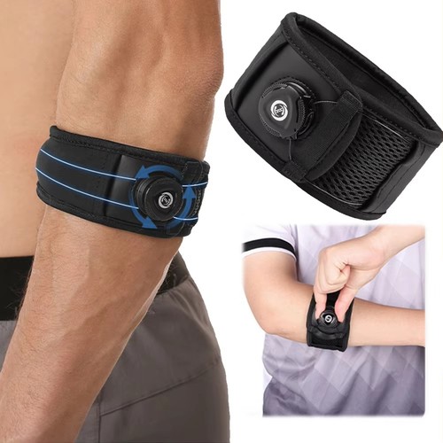 Verstellbare Ellenbogenbandage, Tennisellenbogenbandage, Atmungsaktives Arm6488 - Bild 3 von 8