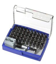 51-Piece Security Screwdriver Bit Set, S2 Steel Tamper-Proof Torx, Spanner, T...