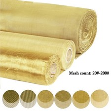 15x15/30x30/30x90cm Coppers Brass Woven Wire For Screen Filter Decoration
