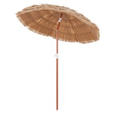 Patio 6FT Tropical Thatched Tiki Beach Umbrella Portable Outdoor Market Tilt