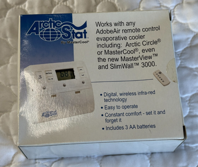 #ad 12 MasterCool Arctic Stat RCT1000 Remote Control Evaporative Cooler Thermostat $59.99