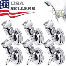 Adjustable Shower Head Holder Suction Cup Handheld Showerhead Wall Mount Bracket