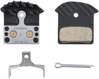 Shimano ScheibenbremsbeläGe J04C-MF Metall Mit KüHlrippen FüR Xtr, Deore Xt, Slx