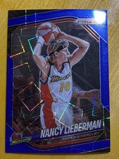 Nancy Lieberman 2025 Panini Prizm WNBA #34 Phoenix Mercury Blue Velocity Prizms