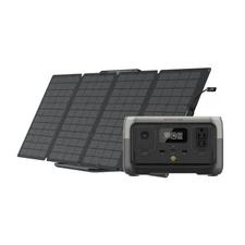 EcoFlow RIVER 2 256Wh 300W Portable Power Station 110-Watt Solar Panel