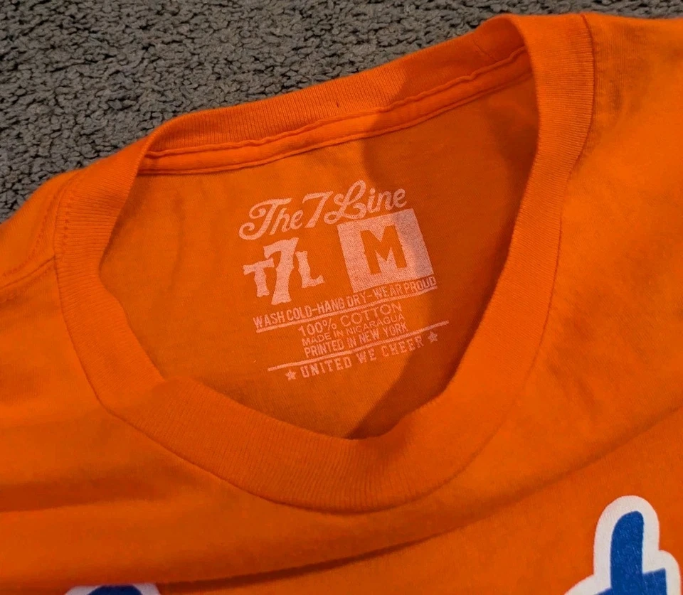 The 7 Line Army New York Mets David Wright Captain Orange T-Shirt Men's Medium - Image 3 of 4