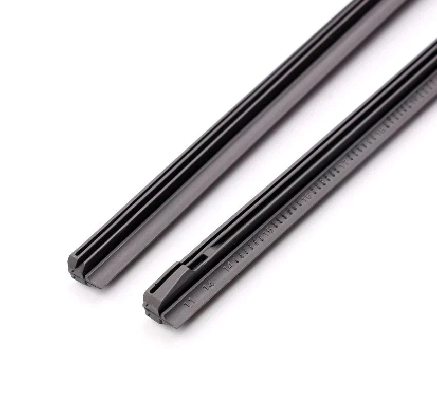 PAR DE INSERTOS DE GOMA LIMPIAPARABRISAS DELANTERO ORIGINALES PARA SCION TC 2011-2016 / IQ 2012-2015 Foto 2 de 3