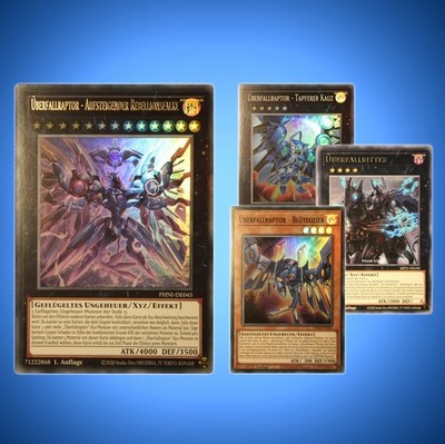YuGiOh! Überfallraptor Deck zur Auswahl.