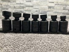 Snap On Tools Metric 3/8 Drive Impact 6pt Low Profile Swivel Sockets. 207RIPFM