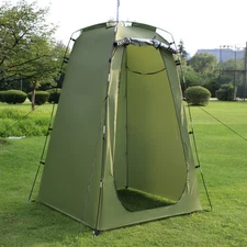Pop Up Privacy Shower Tent Portable Outdoor Camping Bathroom Toilet Tent R5C9