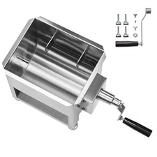 Manual Meat Mixer 10L Fixed Tank Mixing Max 15LB for Meat Sausage Mixer