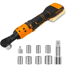 3/8" Cordless Ratchet Wrench Compatible with DEWALT 20V Battery, Electric Pow...