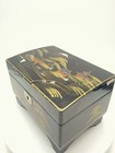Vintage Pigeon￼Japanese Lacquer Jewelry Music Box Hand Painted Mt. Fuji Works — photo 5