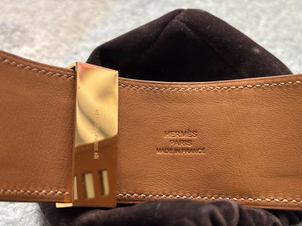 Hermes Collier de Chien Armband Hellbraun S / Gold Hardware - Bild 3 von 4