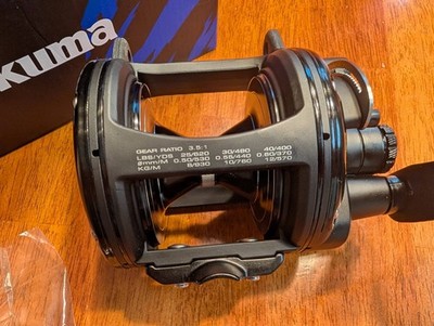 OKUMA Custom Black Graphite SLX-20a Lever Drag Conventional Reel