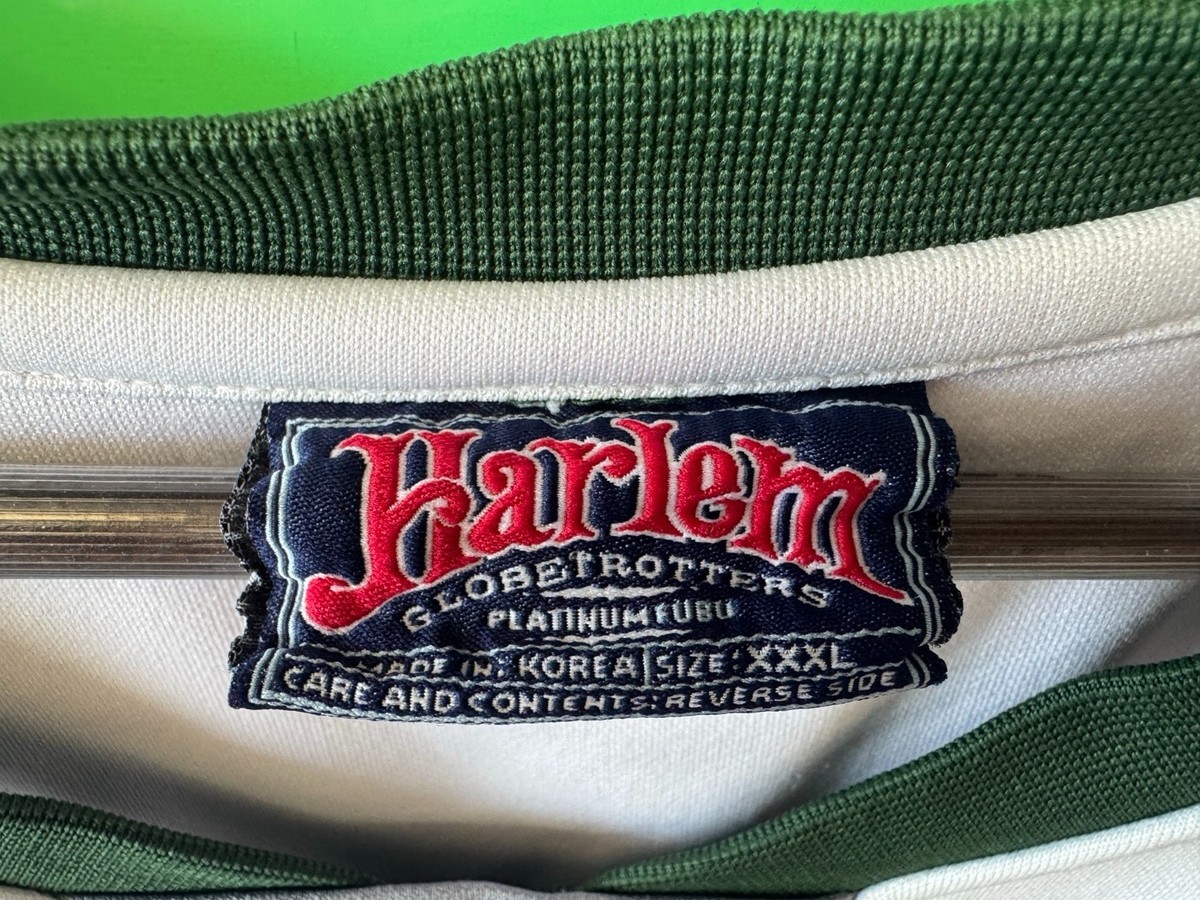 Harlem Globetrotters Curly #35 Jersey XXXL Platinum FUBU Limited
