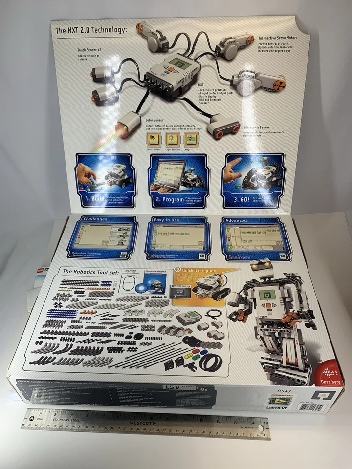 Lego Mindstorms NXT 2.0 8547 Tested Works - Missing Sticker Sheet - Image 2 of 4