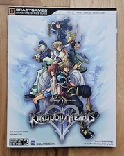 Kingdom Hearts II Strategy Guide BradyGames Square Enix *Poster Included*