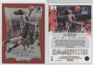 2023-24 Panini Prizm Deca Red Prizm /199 Ja Morant #140
