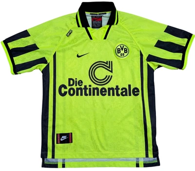Dortmund Trikot Gr. M 1996/97 Heim neon gelb BVB09 retro 90er Nike 96/97 90s - Bild 1 von 4