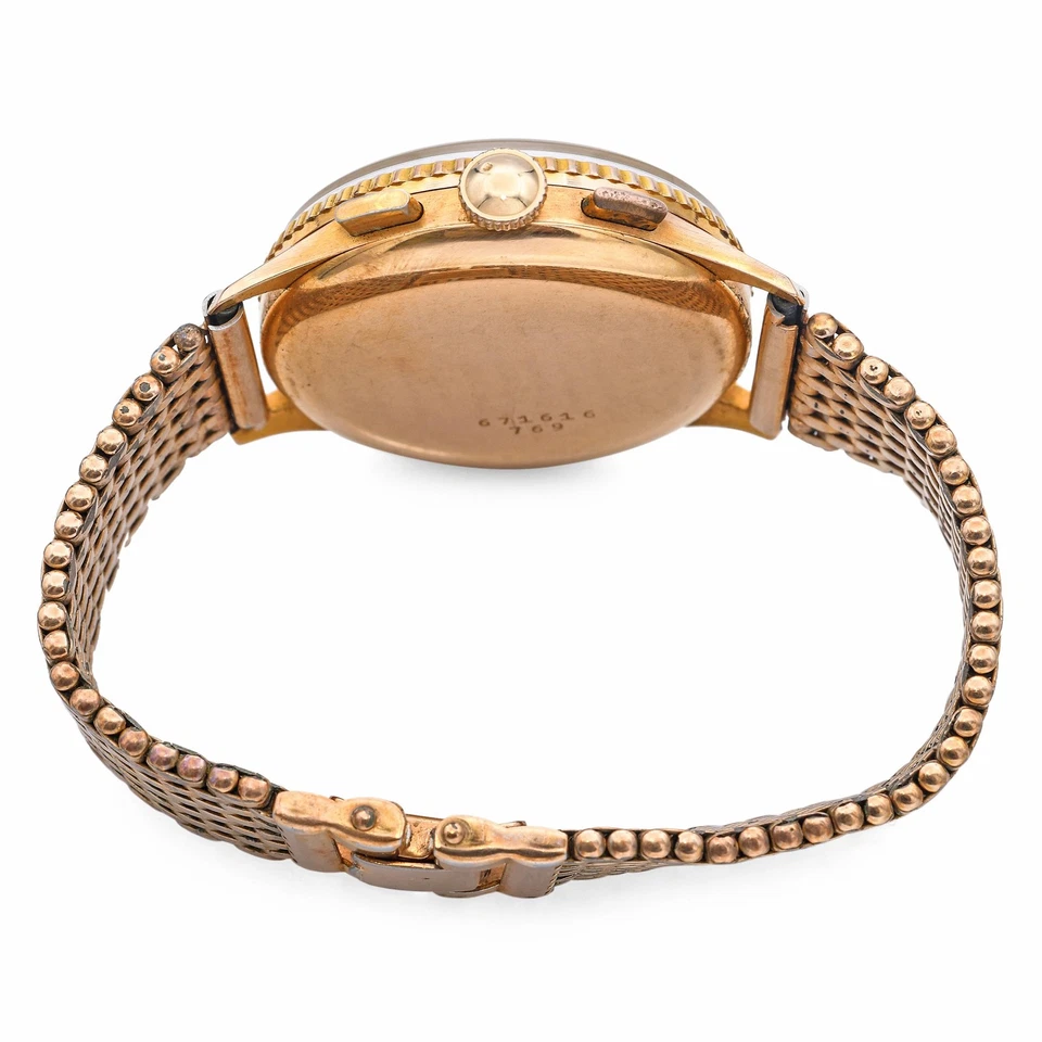 Vintage Breitling Chronomat 18k Yellow Gold Hand Wind Men's Watch Ref. 769 - Image 4 of 4