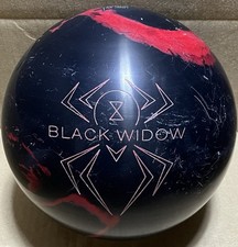Hammer Black Widow 15 lb Bowling ball Used Single Drill X-Out