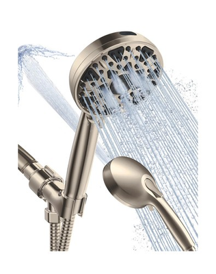 #ad #ad Shower Head With Handheld 7 Settings High Pressure Built in Power ... Fast Ship $61.53