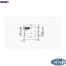 RADIATOR ENGINE COOLING 350213217900 FOR FIAT 312A2/199B6.000 0.9L 2cyl 500L