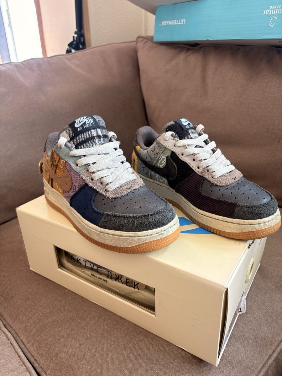 その他 Nike Air Force 1 Low Cactus Jack Nike Air Force 1 Low Cactus Jack Patchwork Multicolor Men's