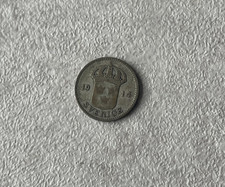 1914 Sweden 25 Ore - Silver L2
