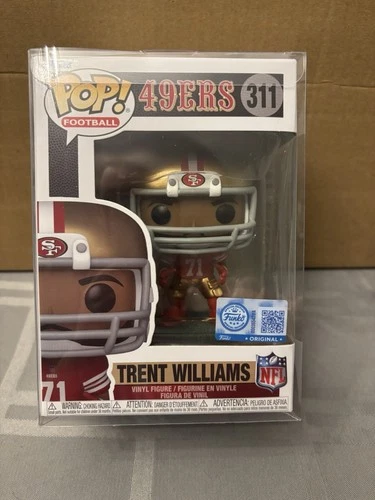 Funko Pop! NFL Trent Williams 311 San Francisco 49ers Funko Exclusive /protector