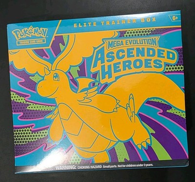 Pokemon TCG Ascended Heroes Elite Trainer Box Factory Sealed New