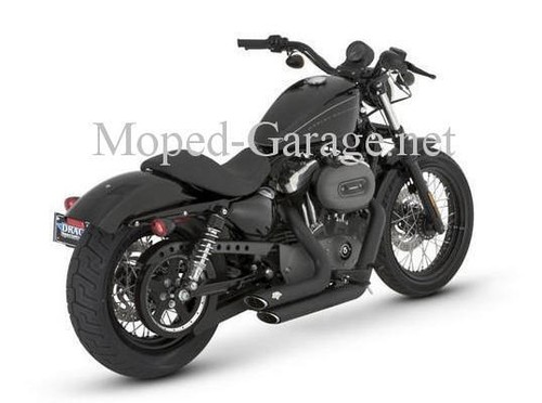Harley Vance & Hines Shortshots Auspuff Anlage Sportster Sporty XL Black Neu *