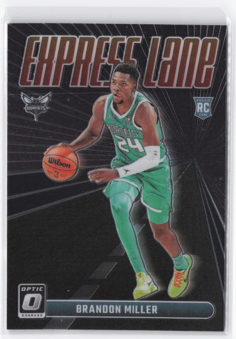 その他 NBA DONRUSS OPTIC RC BRANDON MILLER AQUA Brandon Miller 2023 Optic #11 Splash! - Holo Price Guide
