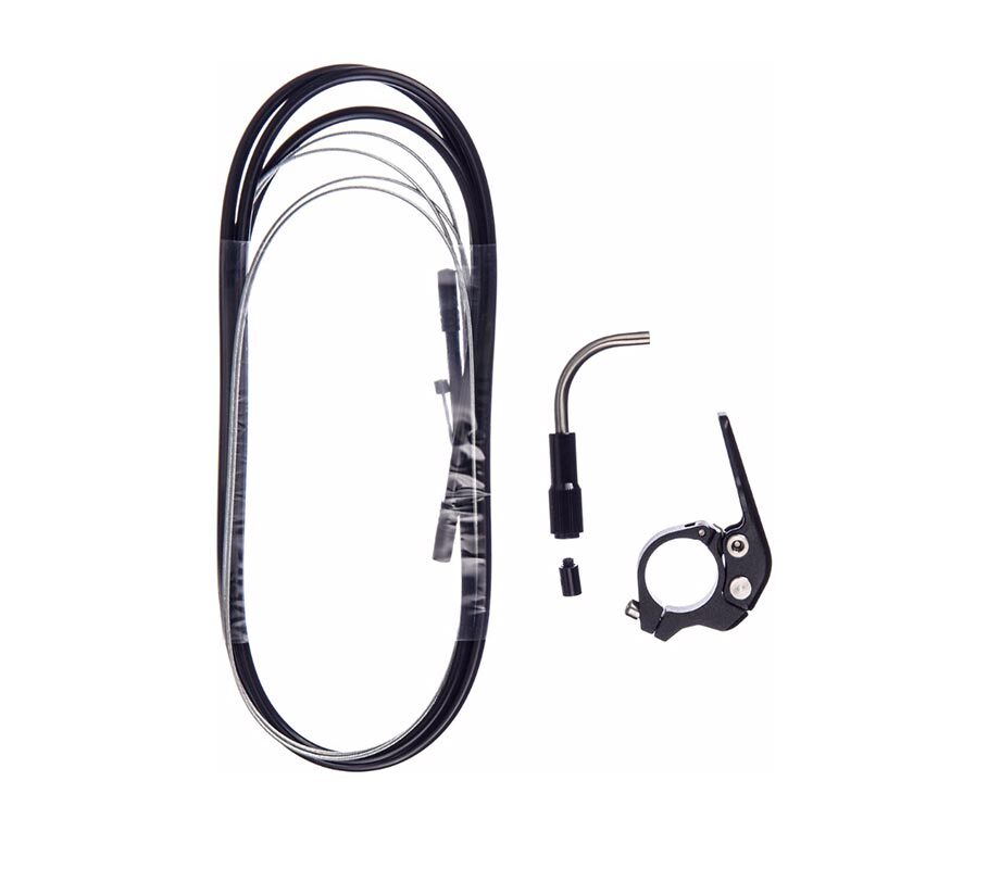 BrandX Ascend II External MTB Dropper Seatpost 2 x Lever 100mm