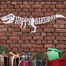 Super Cute Dinosaur Happy Birthday Banner   Dinosaur Party Decorations   T-Re...