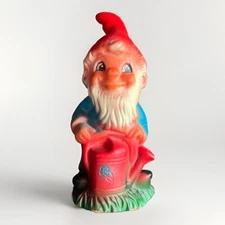 Vintage WESTERN GERMANY Gnome Little Gardener With Watering Can