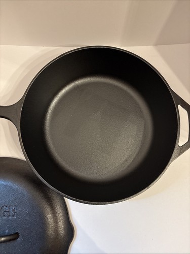 "Utensilios de cocina de hierro fundido Lodge sazonados 12"" con mango hechos en EE. UU. Nuevo horno estufa parrilla" - Imagen 8 de 17