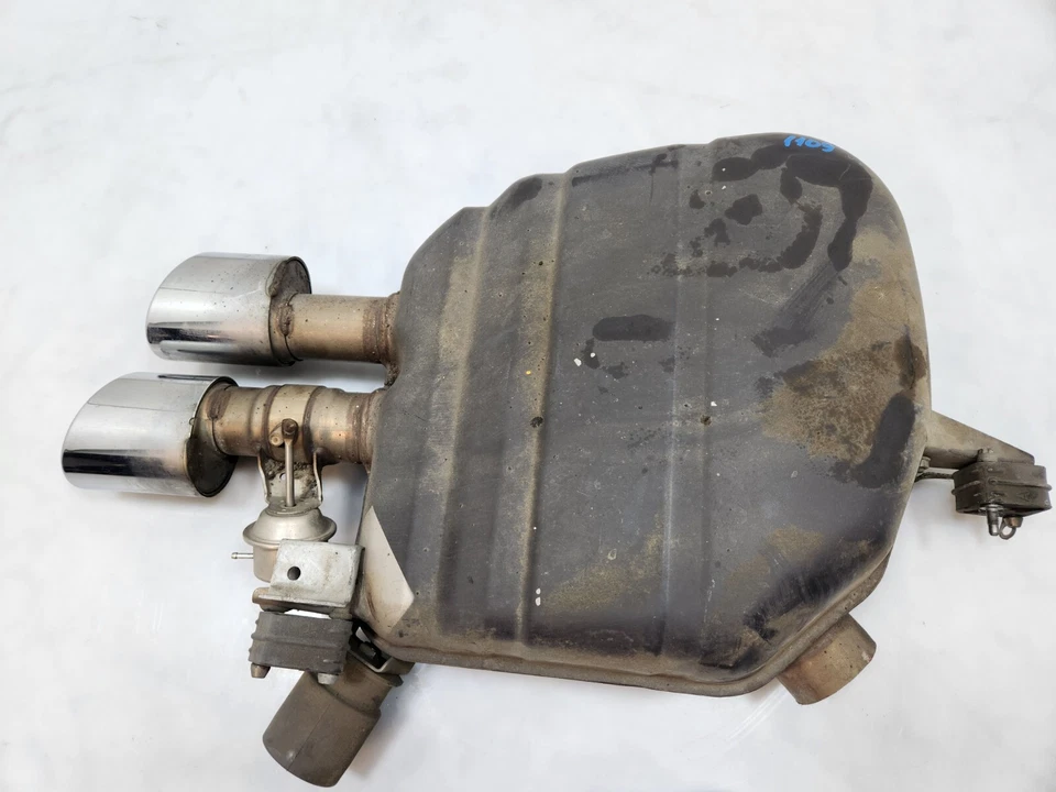✅ Silenciador de escape trasero izquierdo lado conductor 11-15 OEM BMW F01 F02 Alpina B7 B7L N63 Foto 2 de 4