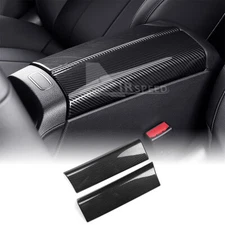 Carbon Fiber Armrest Box Cover Pad For Mercedes-Benz A/B/CLA/GLB/GLA Class 20-22